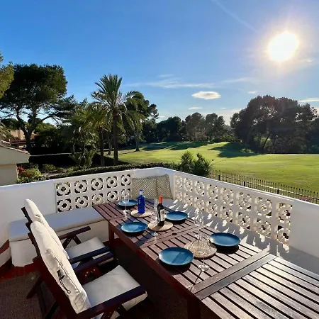 Villa Ibiza Style First Line To Golf!